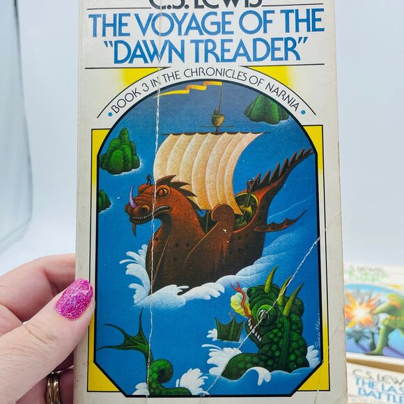 C.S. Lewis Vintage 1st Ed Collier Publishing Chronicles of Narnia Bool Lot 2-7 - Picture 6 of 11